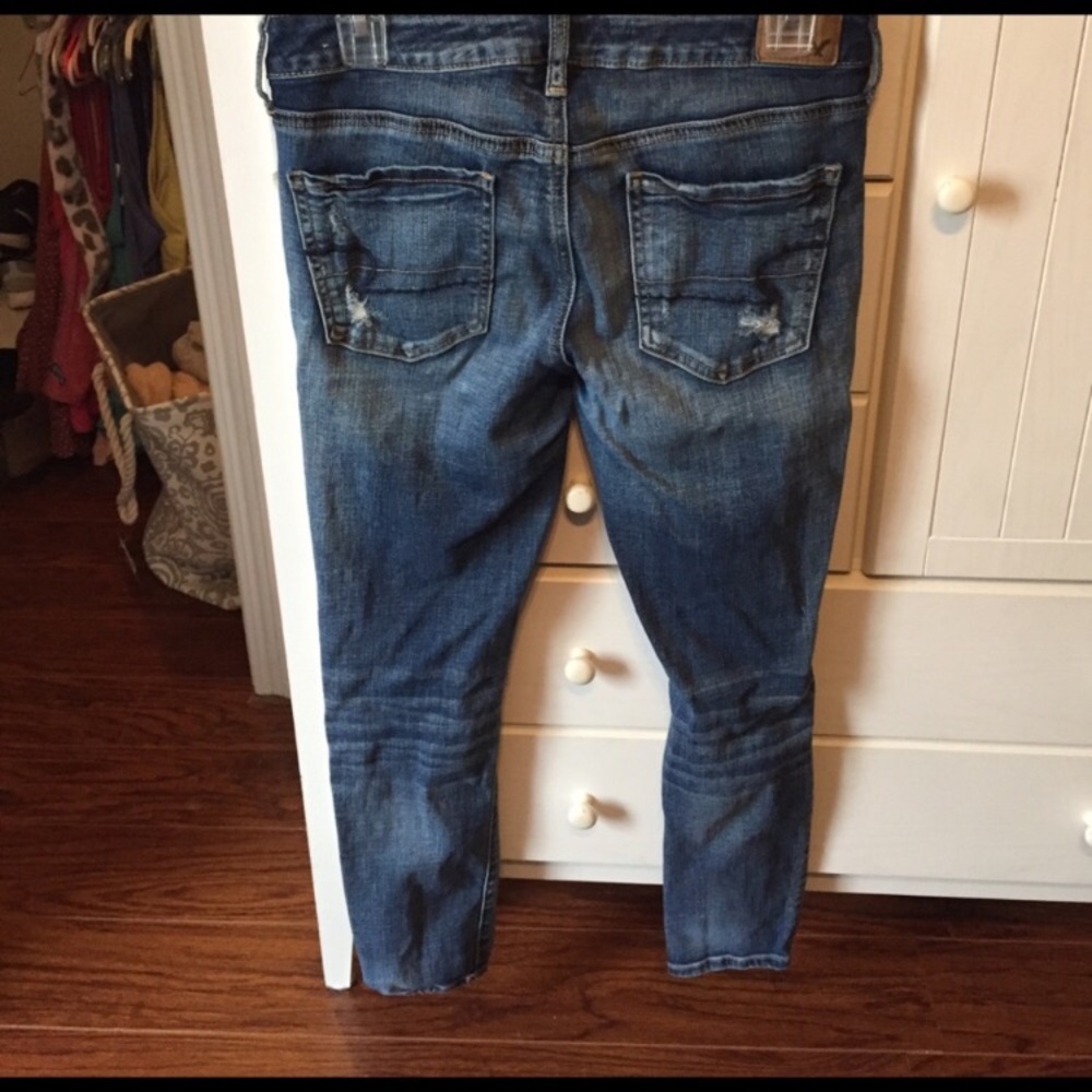 Size 8. Short jeggings. Nothing wrong with them!