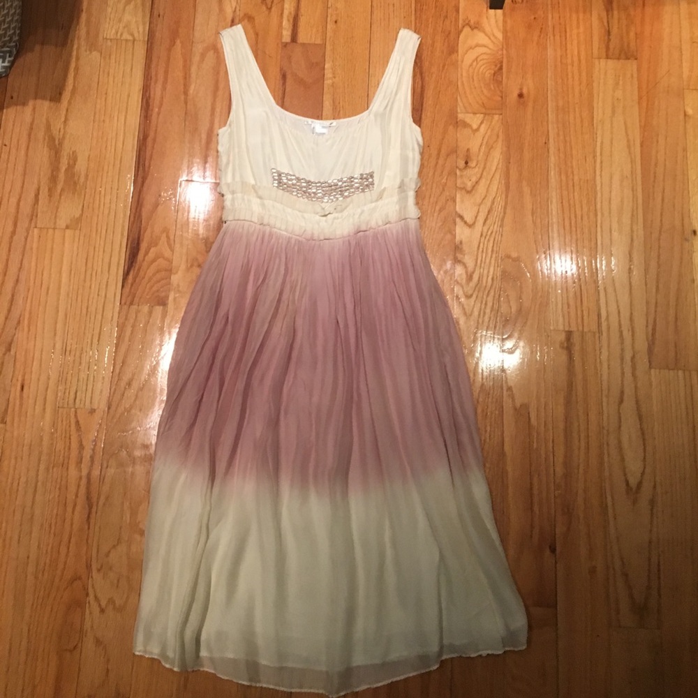 Tony Cohen silk ombré dress