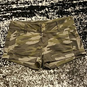 Express camo shorts