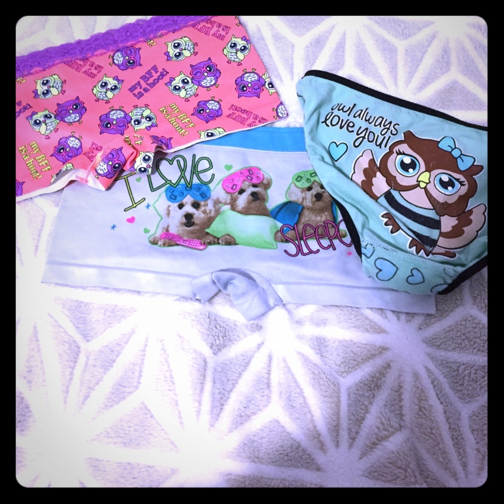 Justice underwear set