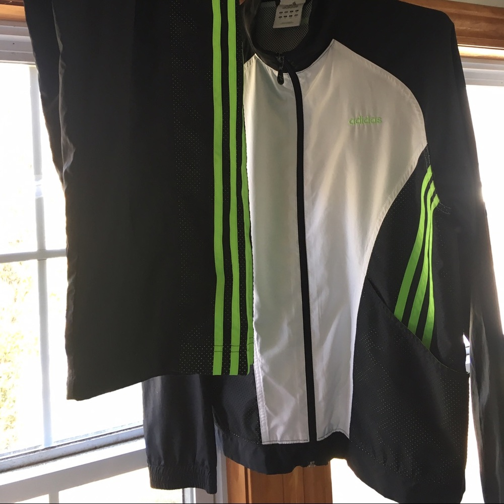 Women's Size Large Adidas jacket and pants