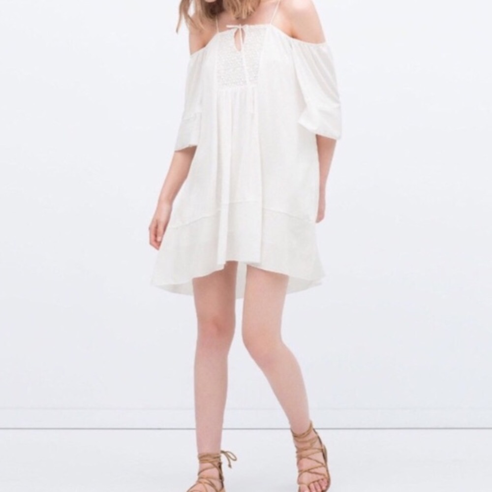 Zara Off The Shoulder Dress
