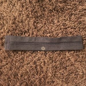 Gray lululemon headband