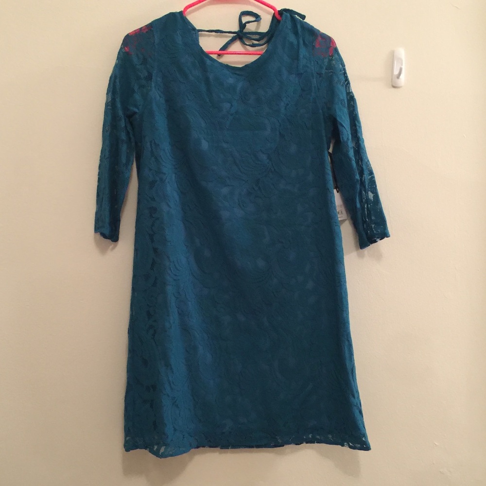 BB Dakota Jack Blue Lace Dress NWT