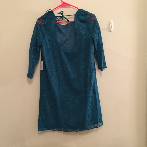 BB Dakota Jack Blue Lace Dress NWT - Picture 2 of 2