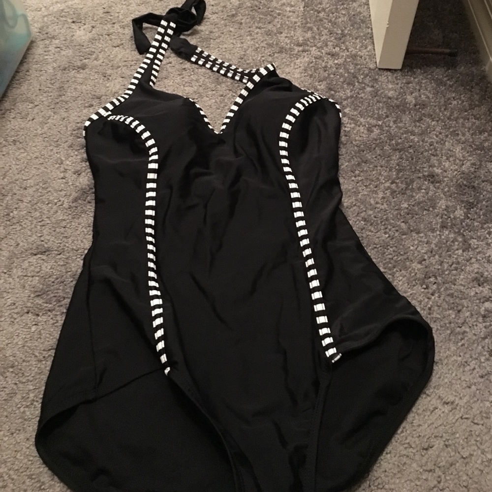 Once piece bathing suit. Purchased and never worn