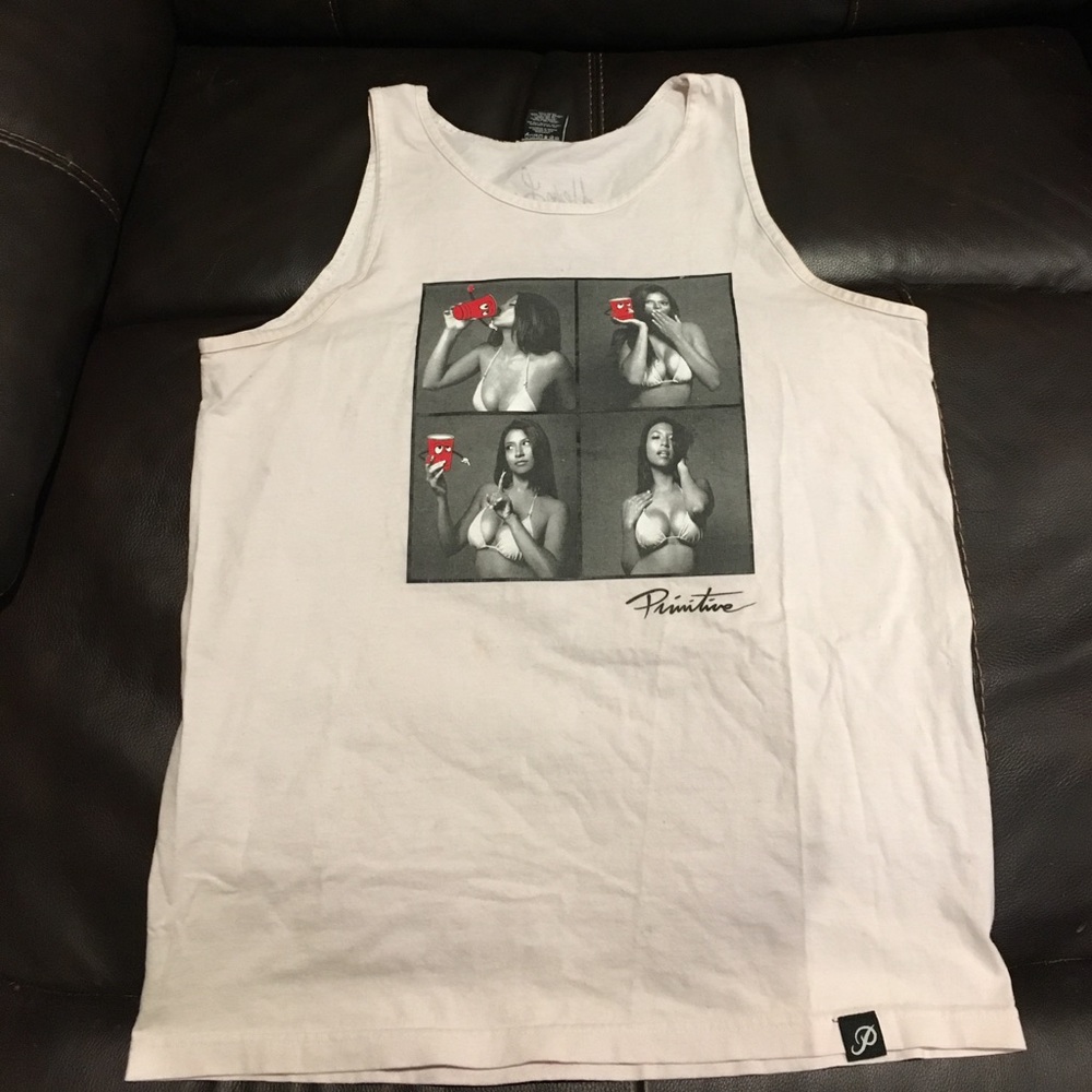 Men's LG Primitive Alexis Red Cup Tank Top