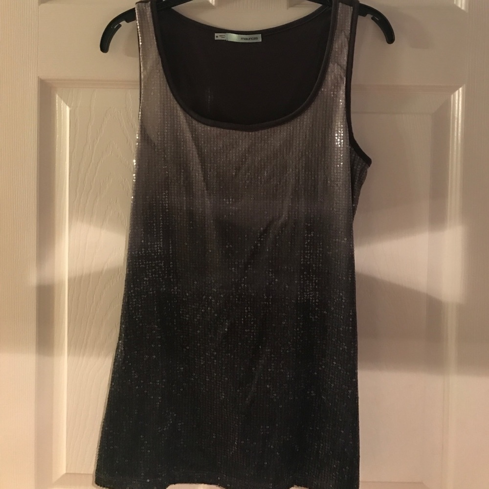 Sequined tank