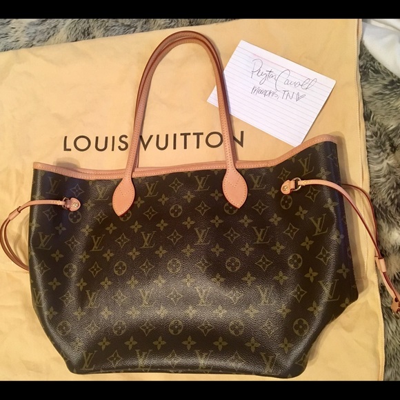 Limited Edition Louis Vuitton Turquoise Neverfull - Picture 2 of 8