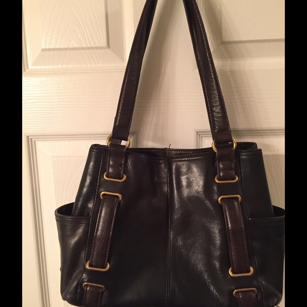 PRICE⬇ EUC Brown TIGNANELLO Shoulder purse
