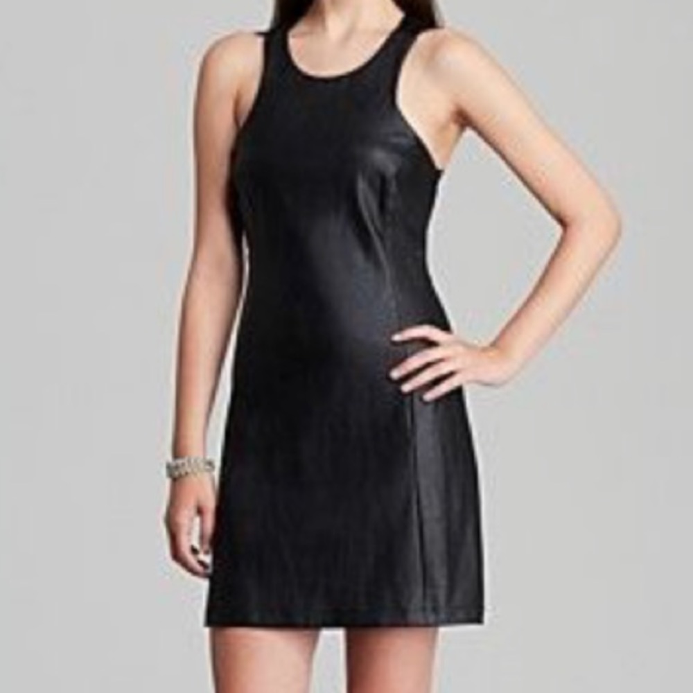Madison Marcus Vegan Leather Dress