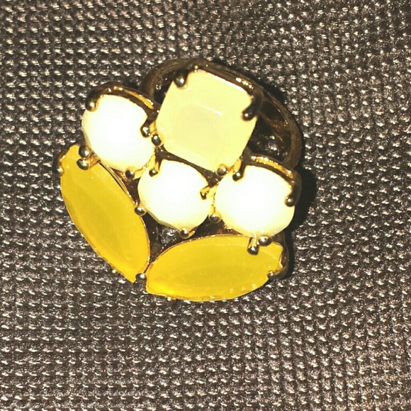 Sold soldSunshine Cocktail Marque Statement Ring - Picture 3 of 4