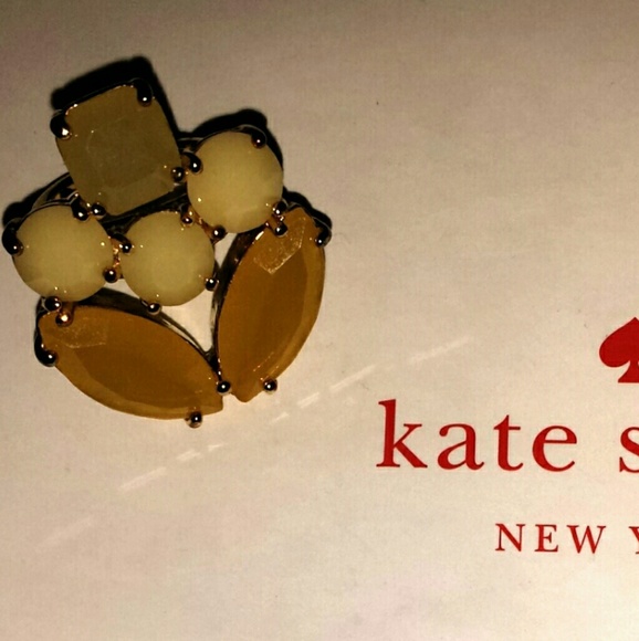 Sold soldSunshine Cocktail Marque Statement Ring - Picture 2 of 4