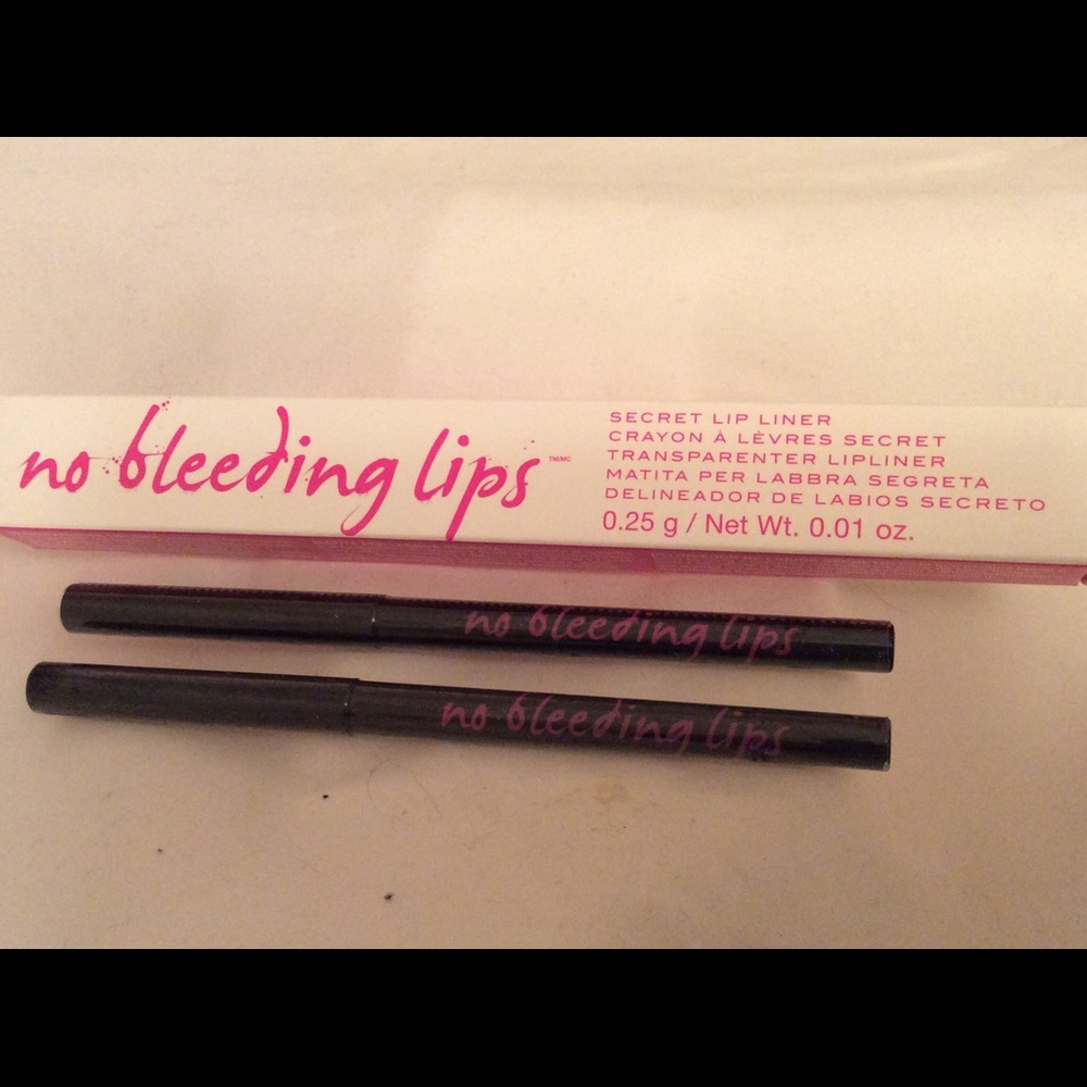 Know Bleeding Lips Secret Clear Lip Liner (2) NEW