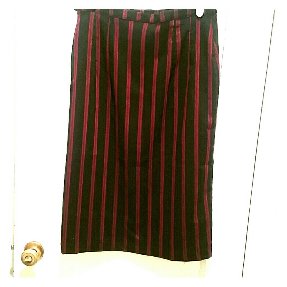 Retro rockabilly style pencil skirt size M