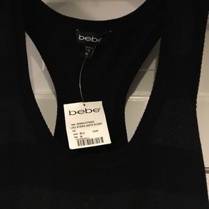 NWT Bebe black sweater dress size medium