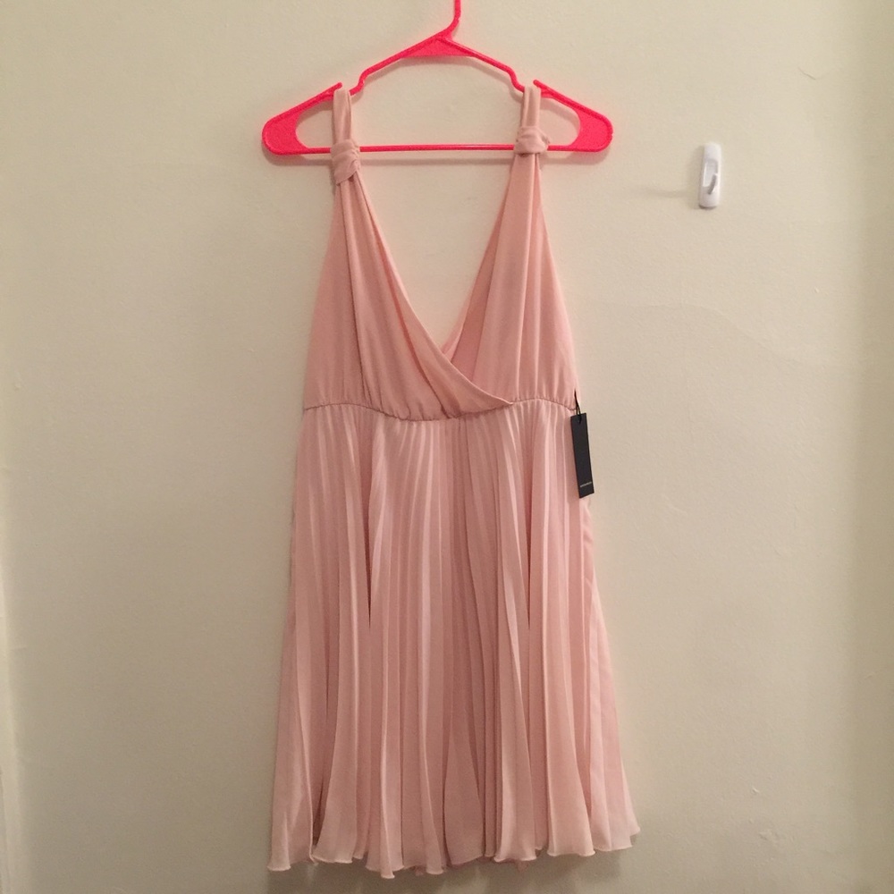 Forever 21 Goddess Pink Drape Dress Prom Perfect