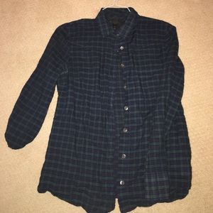 Women's J Crew plaid button down