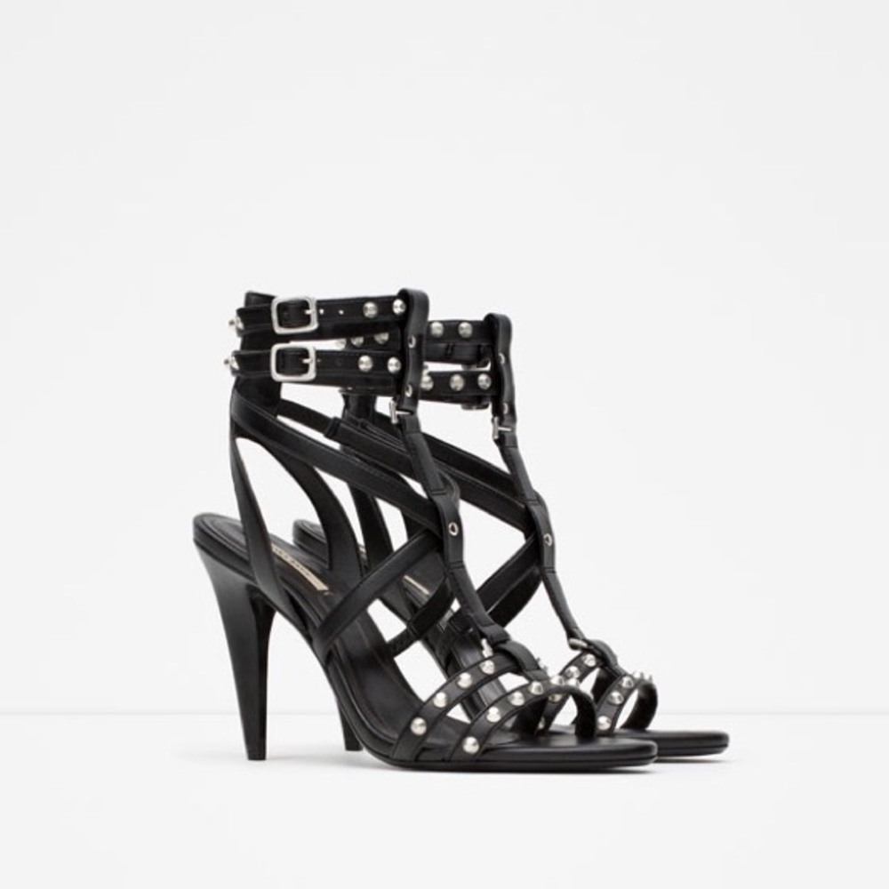 ZARA studded heels
