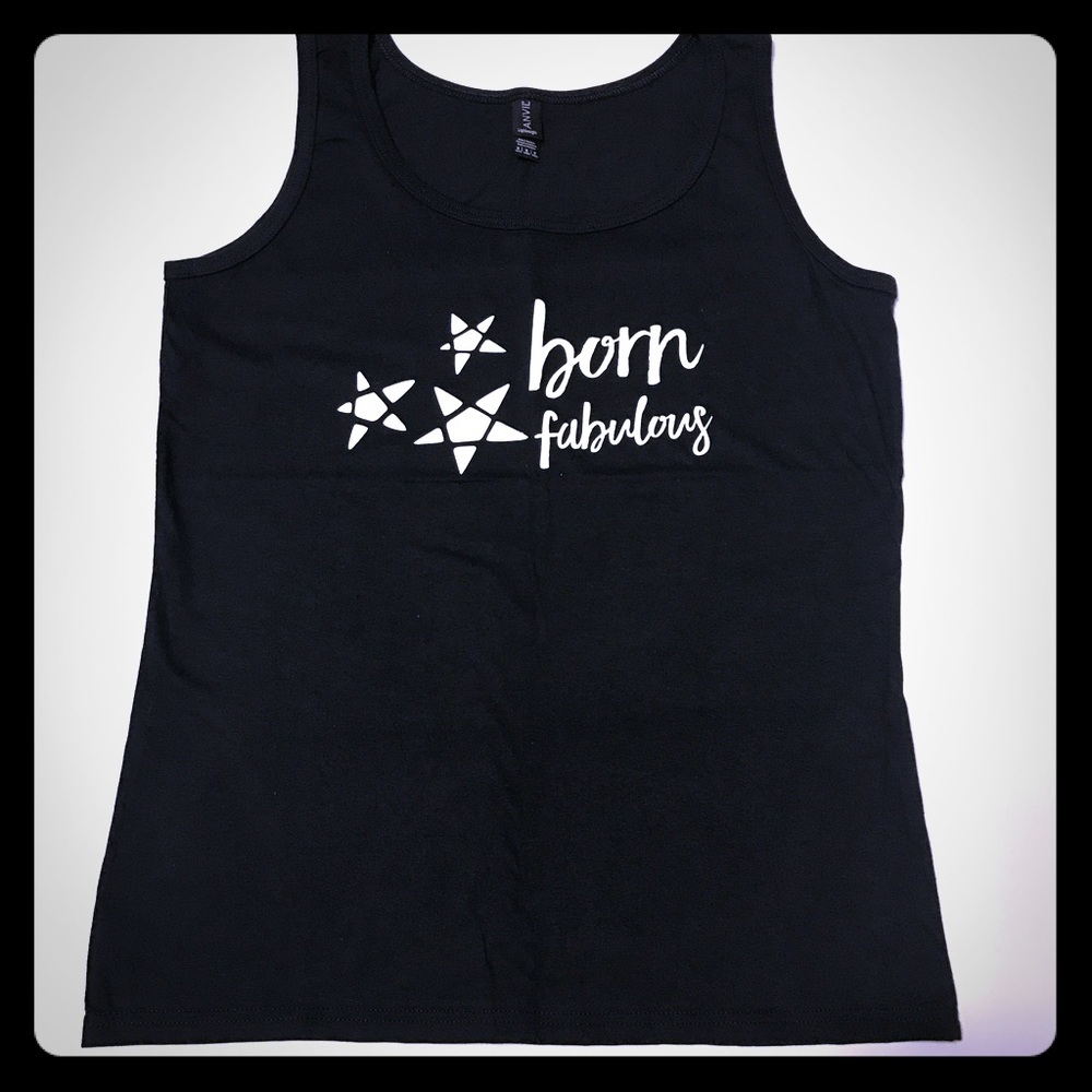 ❤️ Born Fabulous Graphic Statement Tank [TO-62]