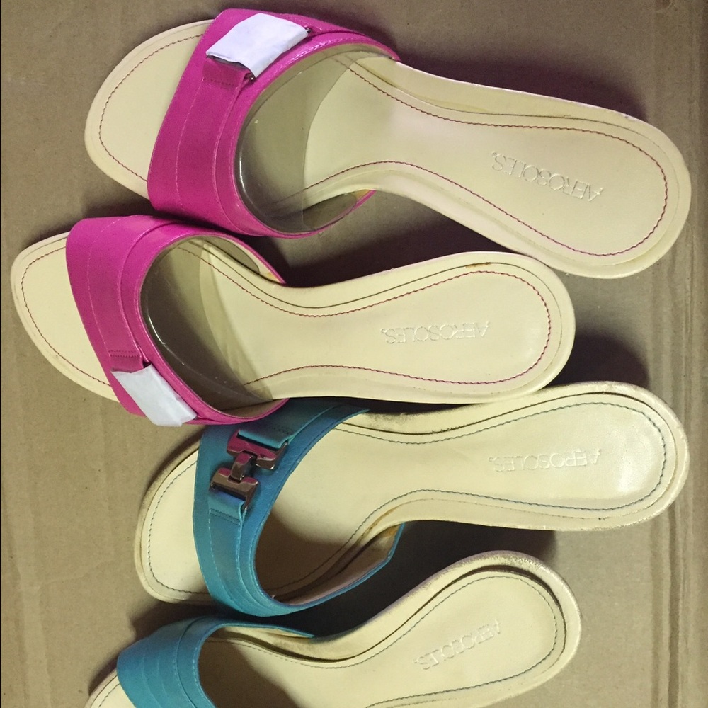 Aerosoles sandals with kitten heels