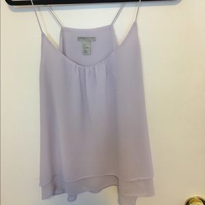 Purple blouse tank