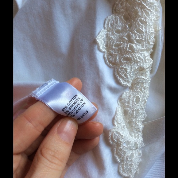 SOLD Carla White Lace Tube Top Summer Stretch! - Picture 6 of 8