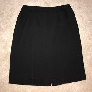 Loft black pencil skirt