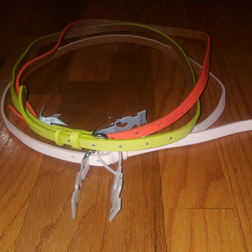 NWOT-Skiny Belt Bundle
