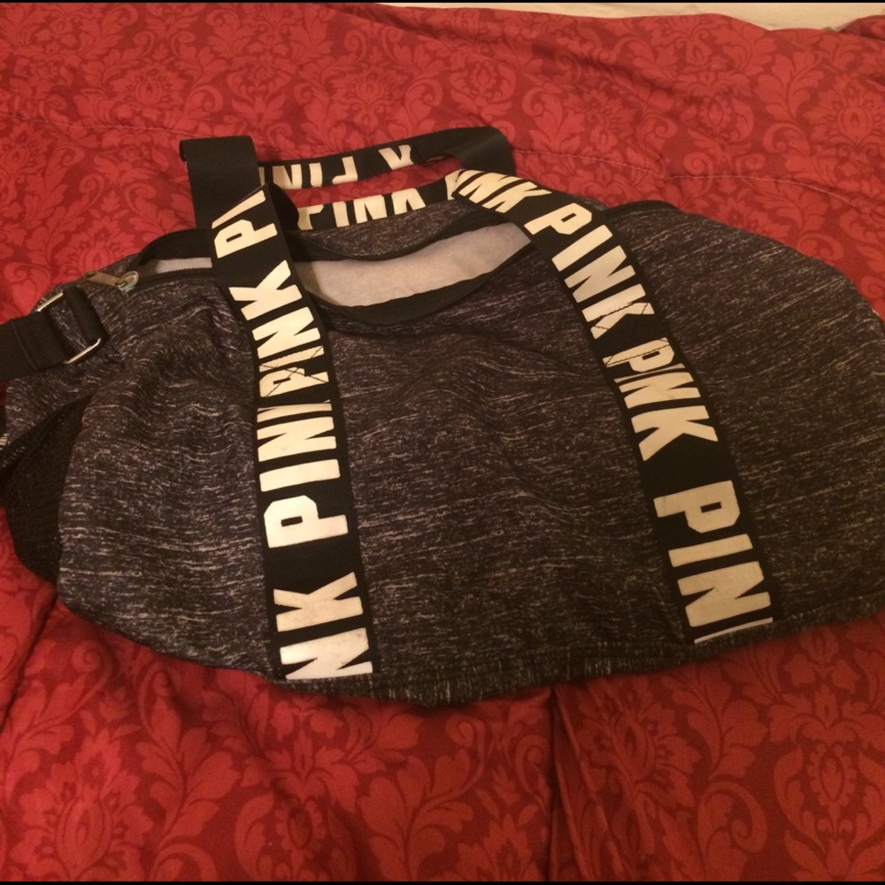 Pink gym bag