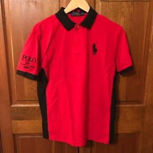 2 Polo Ralph Lauren Red Intense Polo Shirt