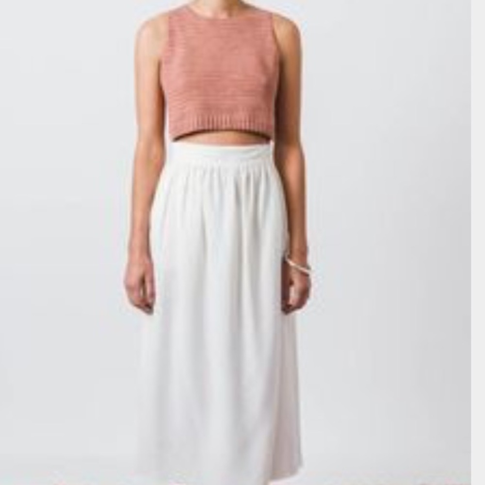 Rachel Comey blush crop top