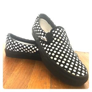 UNWORN VANS custom slip ons size 10 women's