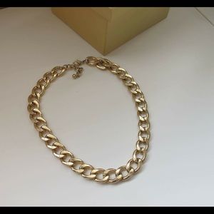 Simple Gold Chain Necklace Short