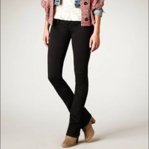 Black Skinny Kick Jeans