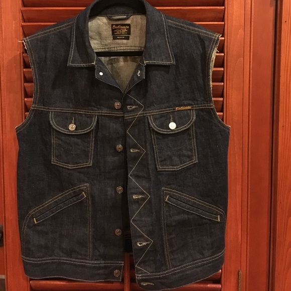 Civilianaire Selvedge Denim Vest - Picture 2 of 3