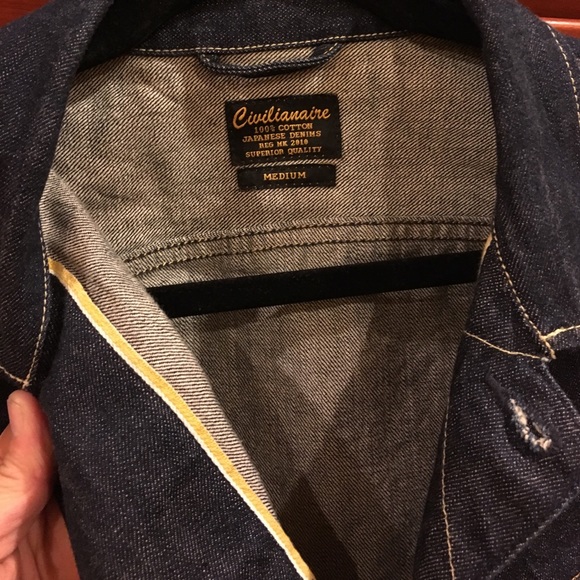 Civilianaire Selvedge Denim Vest - Picture 3 of 3