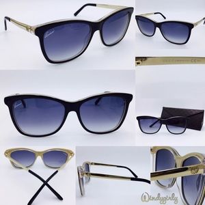 GUCCI GG 3675/S 4WH/JJ BLACK GOLD SUNGLASSES