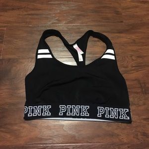 VS PINK Black Sports Bra