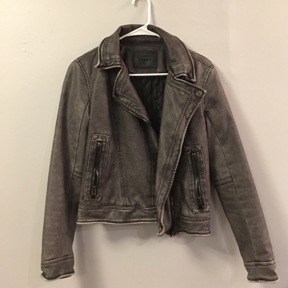 BLANK NYC VEGAN LEATHER JACKET