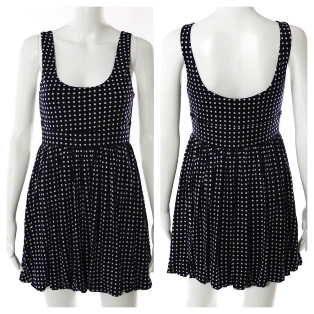 Vintage Alice + Olivia Silk Polka Dot Dress