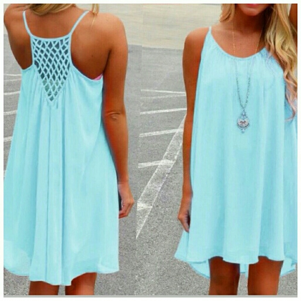 Sleeveless chiffon dress