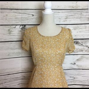 Forever 21 floral tie back dress size m