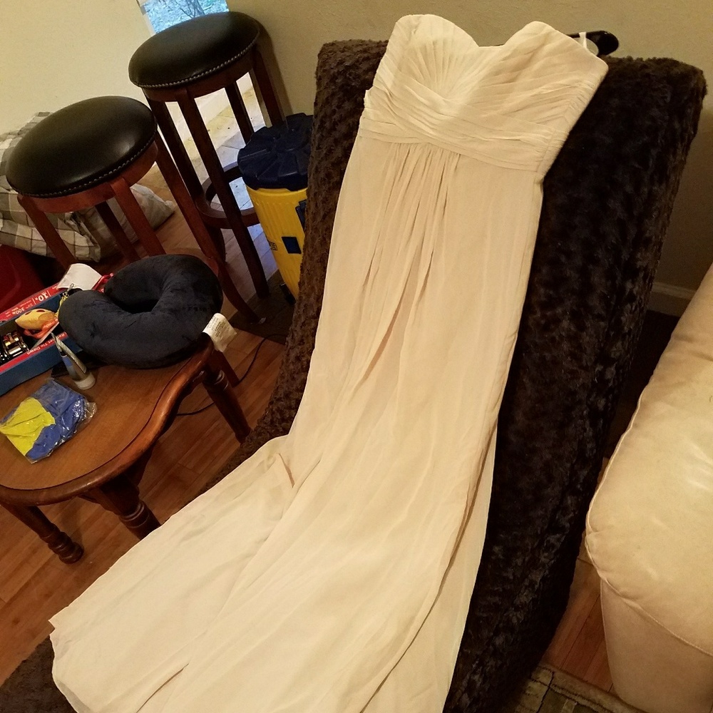 Cream bridesmaid dress never worn