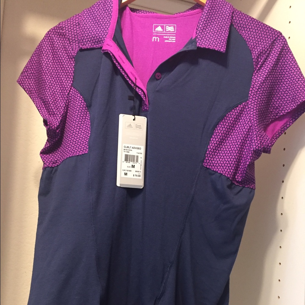 Adidas golf shirt NWT