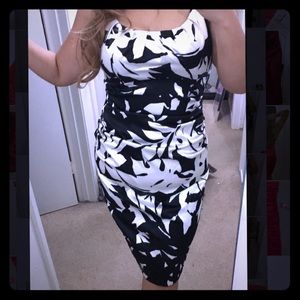 Gorgeous black and white dress