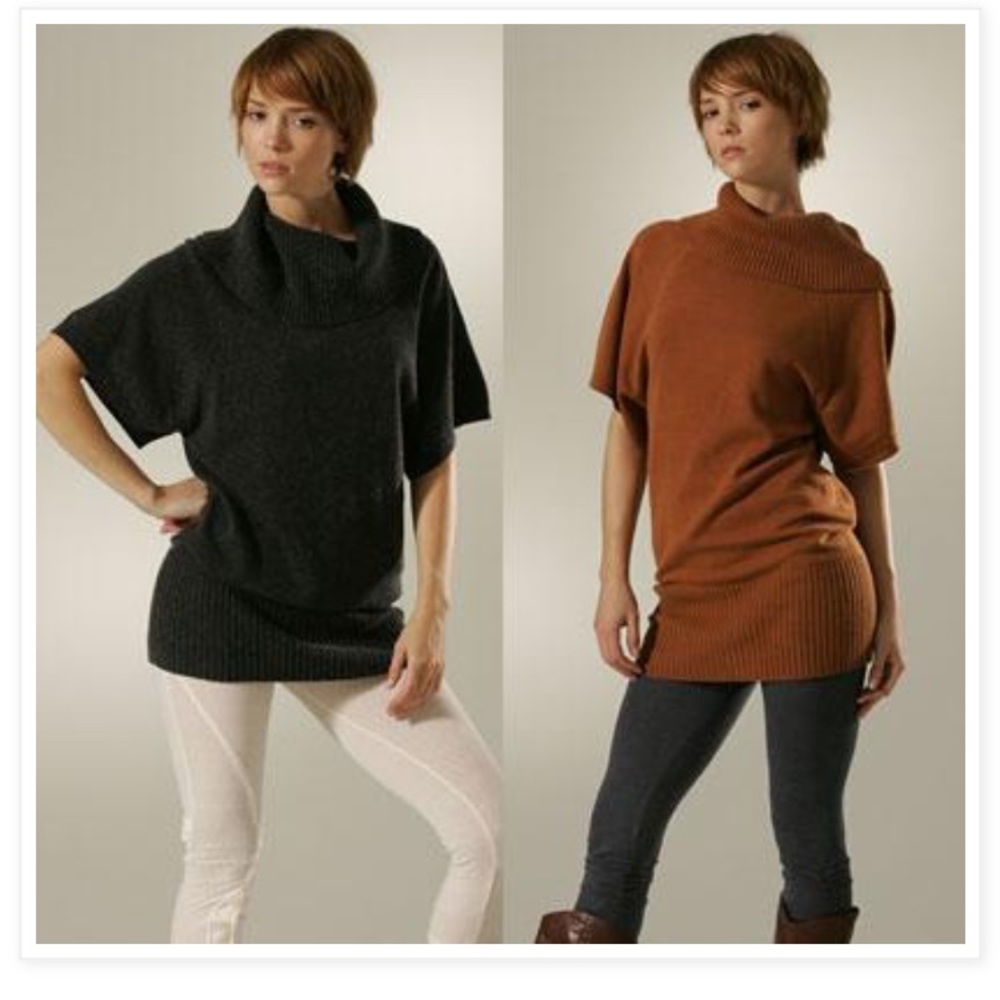 LaROK like Vince sweater tunic dress cashmere xs