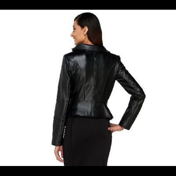 ⬇️ Nwot/G.I.L.I. Real Lthr Motorcycle Style Jacket - Picture 2 of 8