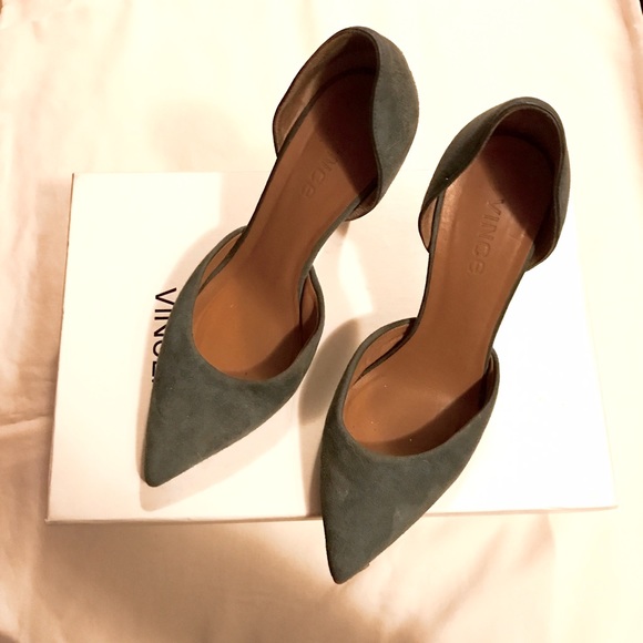 Vince Paulette D'orsay suede pumps - Picture 2 of 4