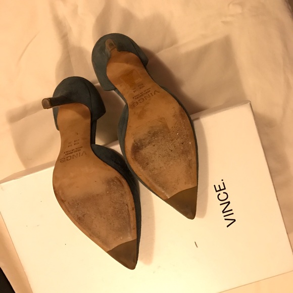 Vince Paulette D'orsay suede pumps - Picture 3 of 4